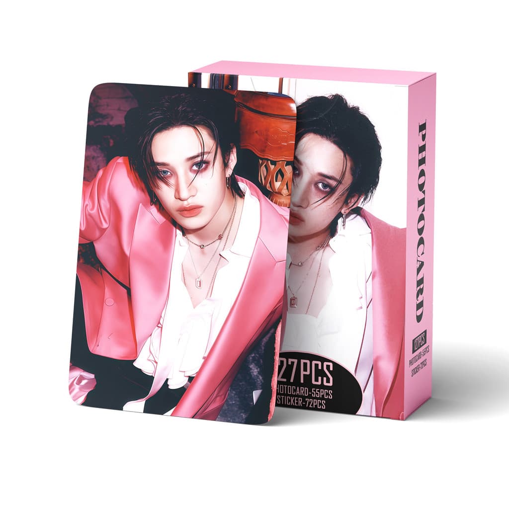 127 Unidades/Caixa Straykids Solo BANGCHAN Photocards Fazer BANG CHAN KPOP LOMO Cartão