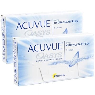 Kit 2 caixas: Acuvue Oasys HydraClear Plus