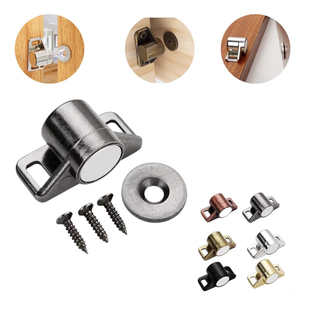 Trava Magnética armario gaveta Portas Pesadas Com Fixação Forte nao danifica a parede