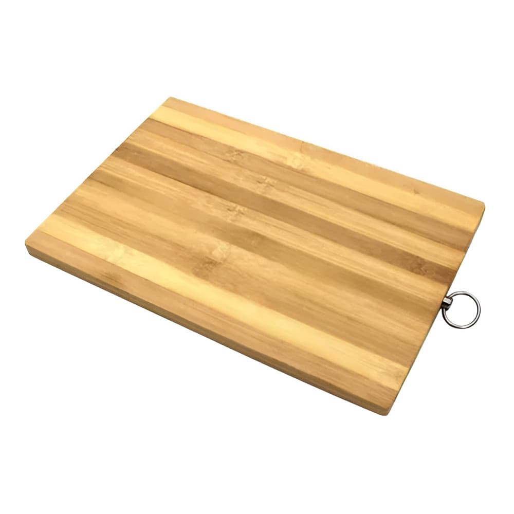 Tabua Em Bambu Para Corte De Carnes Com Suporte De Paredes