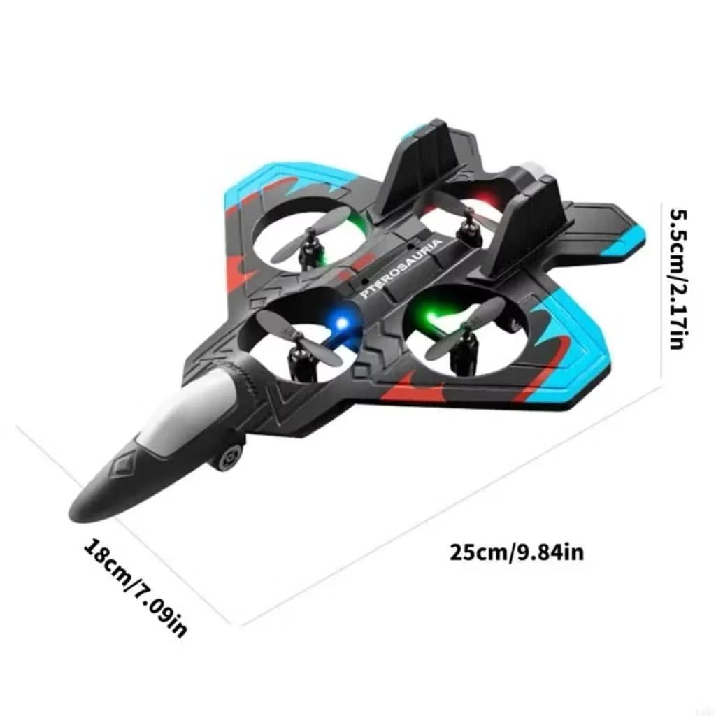 Aviäo Drone Combat Aircraft Controle Remoto 2.4ghz 4 Motores