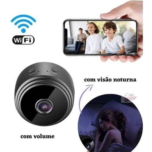 Kit 2 Câmera Mini A9 Original Wifi Com Gravador De Voz Original Mini Micro Camera Enviar imediatamente