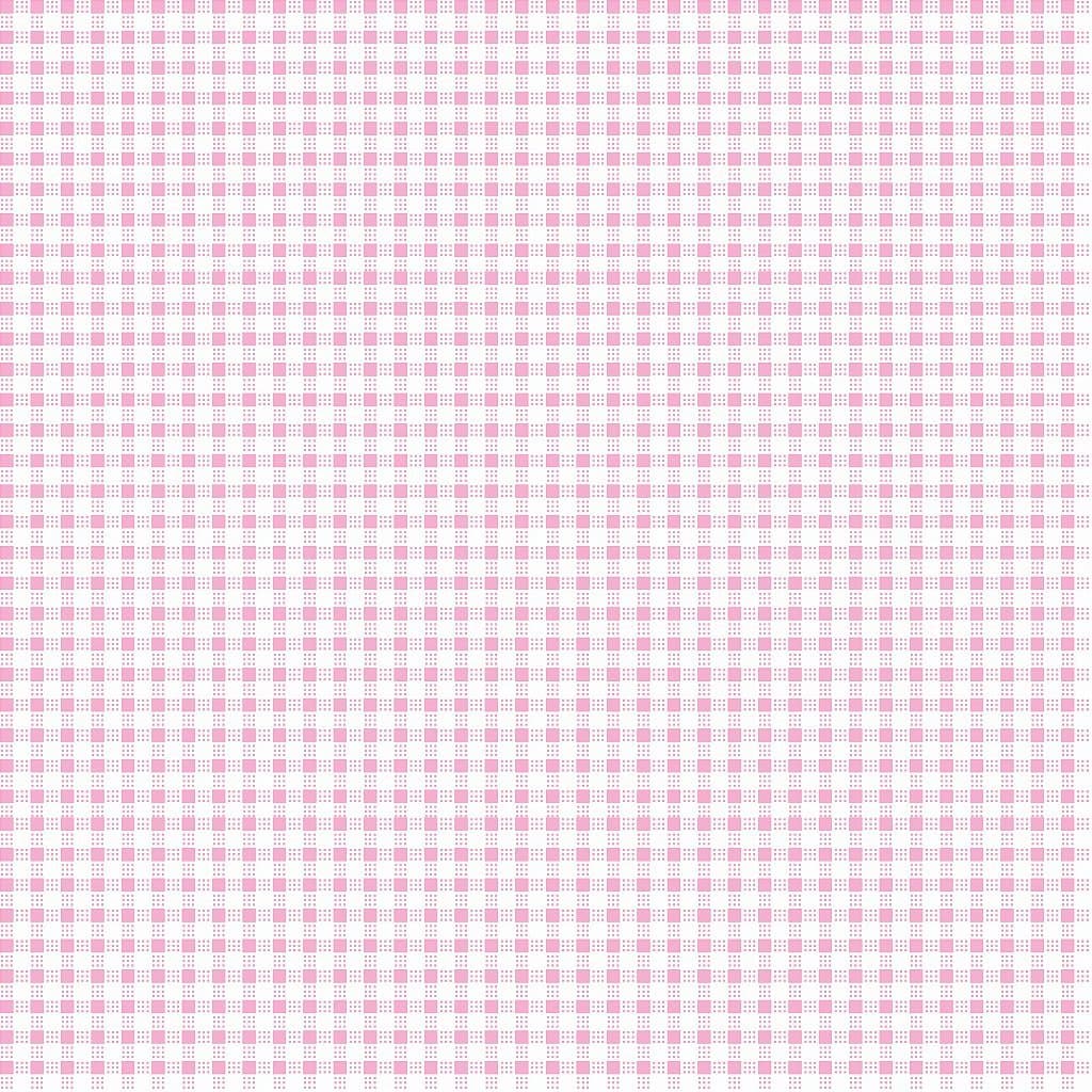 Tecido Tricoline Mini Xadrez Rosa (2 mm) - Peripan - 50 x 150 cm