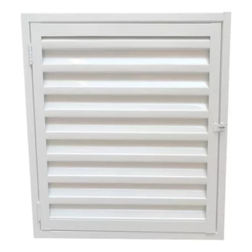 Porta Portinhola Alçapão Telhado Porta Abrigo 60x60 Branco 