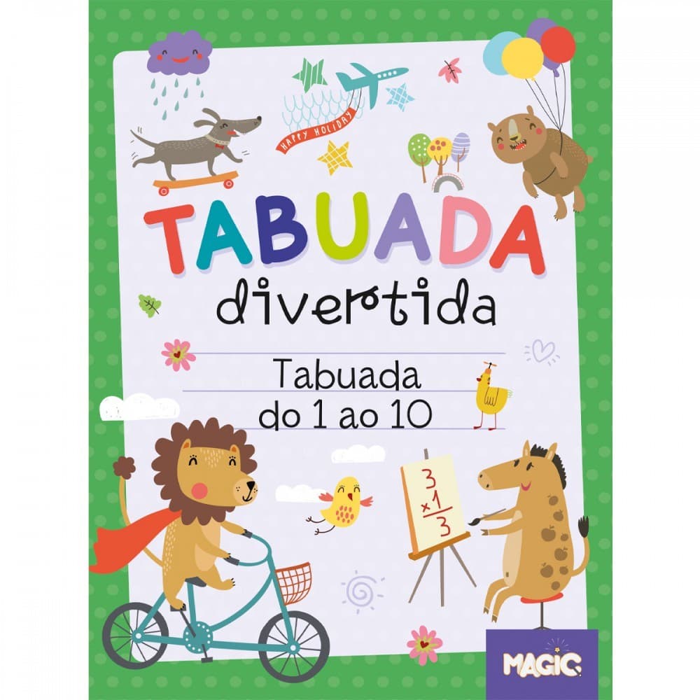 Livro Tabuada divertida