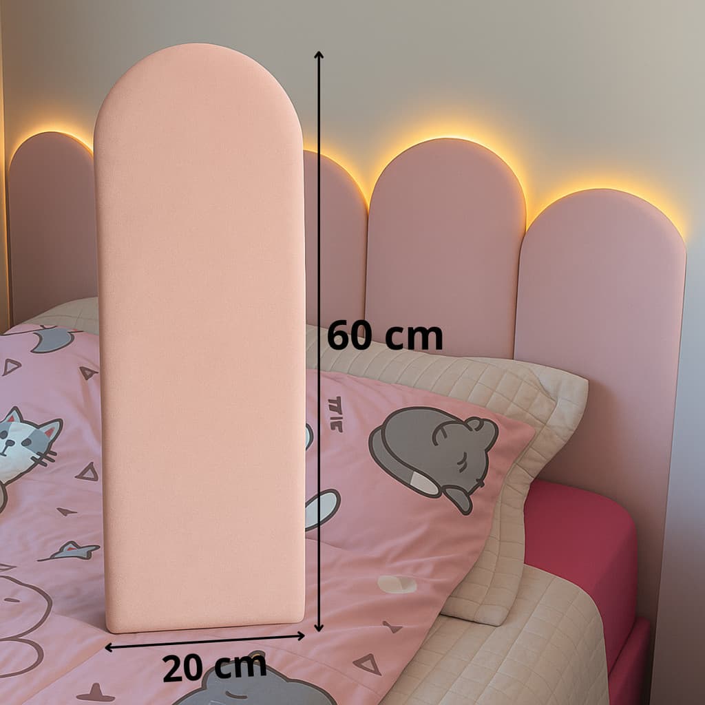 Cabeceira Modular Estofada Para Cama Box Casal Queen King 60x20 Retângular Nuvem - ENVIO RÁPIDO