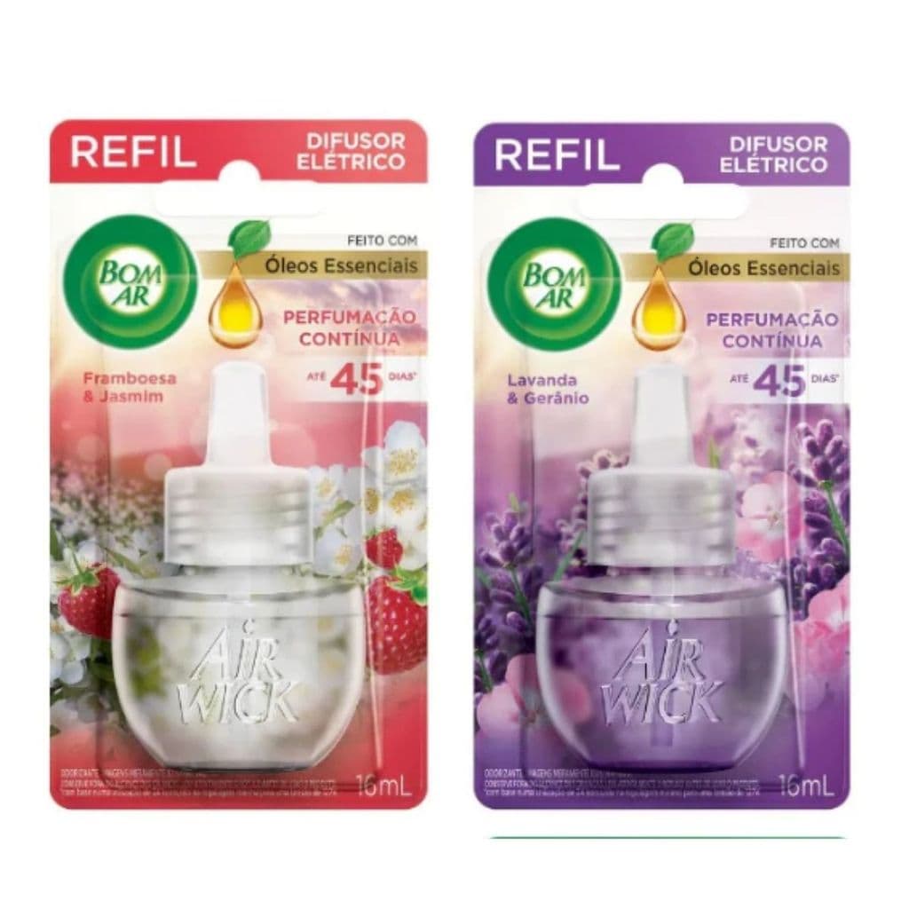 Refil Bom Ar Difusor Elétrico Oléo Essencial 16 ml AirWick