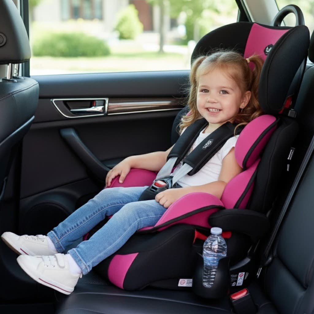 Cadeira Bebe Cadeirinha Conforto Assento 36kg Versati Rosa