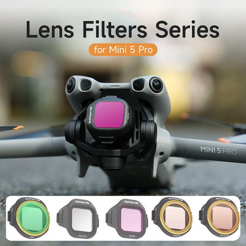 Filtro De Lente Para DJI Mini 5 Pro Ajustável De Vidro Óptico MCUV CPL ND NDPL Conjunto De Drone Acessórios