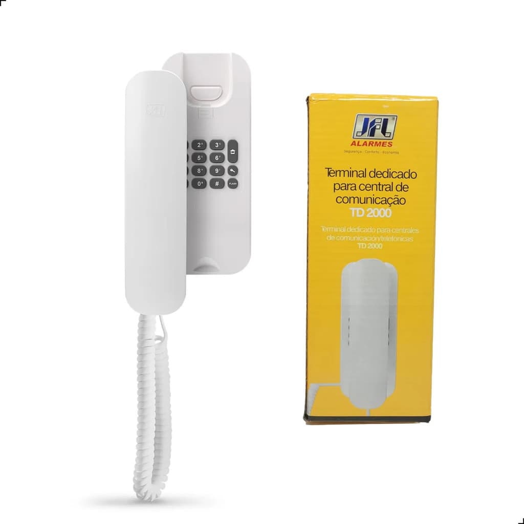 Interfone para Apartamento Condominio Residencial Porteiro Eletrônico JFL TD-2000