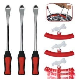 Braços De Alavanca Para Troca De Pneus De Bicicleta E Motocicleta , Extrator Automático , Kit , Protetor De Aro , Fe ADR