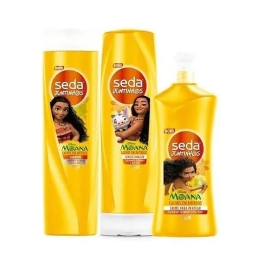 Kit Infantil c/3 Seda Juntinhos Disney Moana