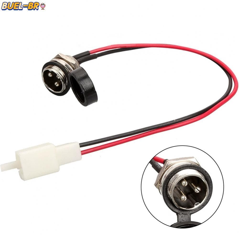 Porta De Carregador De 3 Pinos Para Scooter Elétrica Adequada A Maioria Das Scooters De Mobilidade Infantil