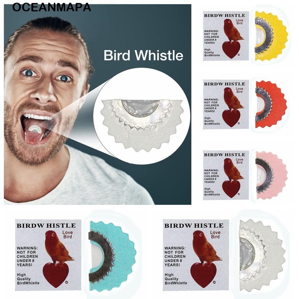 Apito De Língua OCEANMAPA , Apitos Ocultos Para Boca , Pássaro , Truques De Guerra , Diversão Mágica , Chamador De Pássa