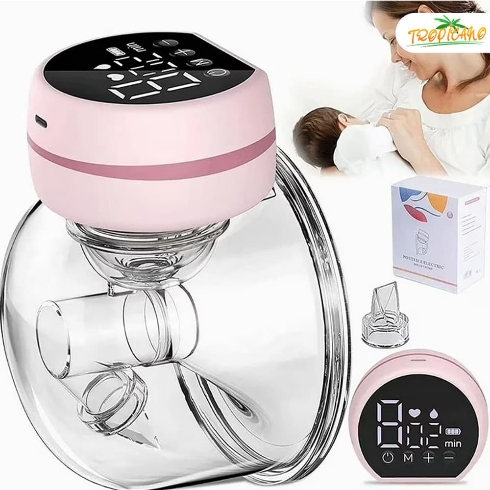 Bomba Elétrica Portátil para Leite Materno Recarregável