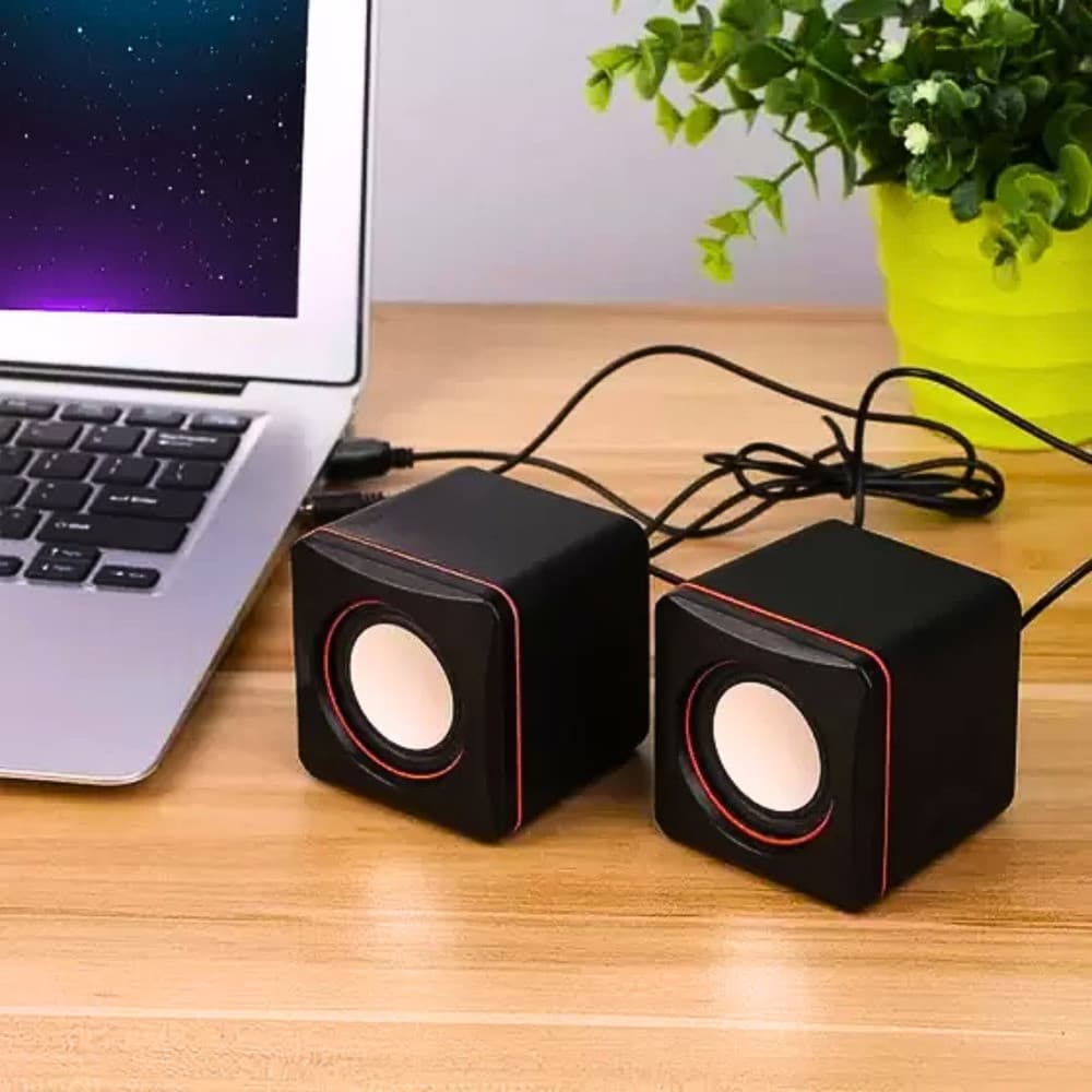 Caixa De Som Multimedia Speaker Com Entrada P2 e USB SHUSHU SHOP