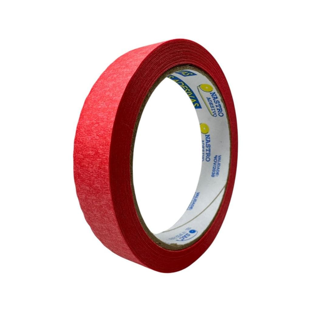 Fita Adesiva Crepe Nastro 18MM X 30M - Vermelha 147