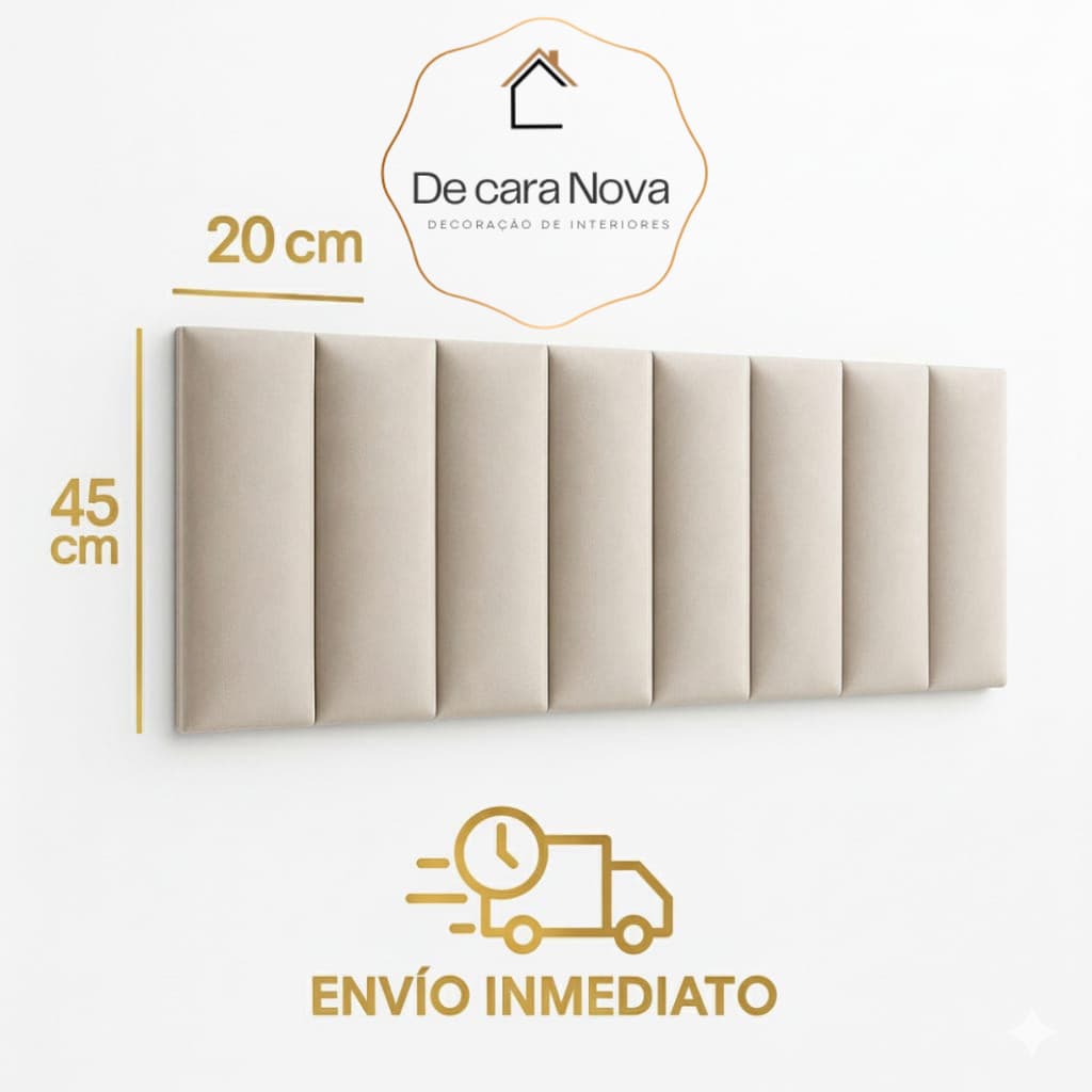 CABECEIRAS PREMIUM ADESIVA PARA CAMA CASAL- BOX- QUEEN- KING-  45x20CM !!!ENVIO IMEDITO!!!