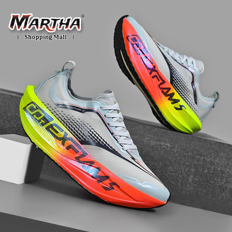 Tênis De Corrida Masculino Com Placa De Carbono , Amortecimento De Estrada , Confortável , Feminino , Treinamento