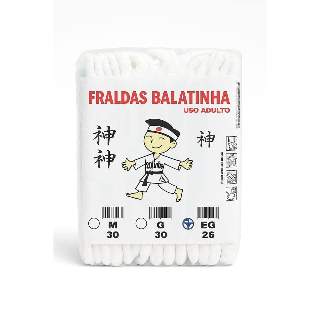 kit 4 Fraldas Segunda Linha Geriátrica Adulto Tam XG 104un