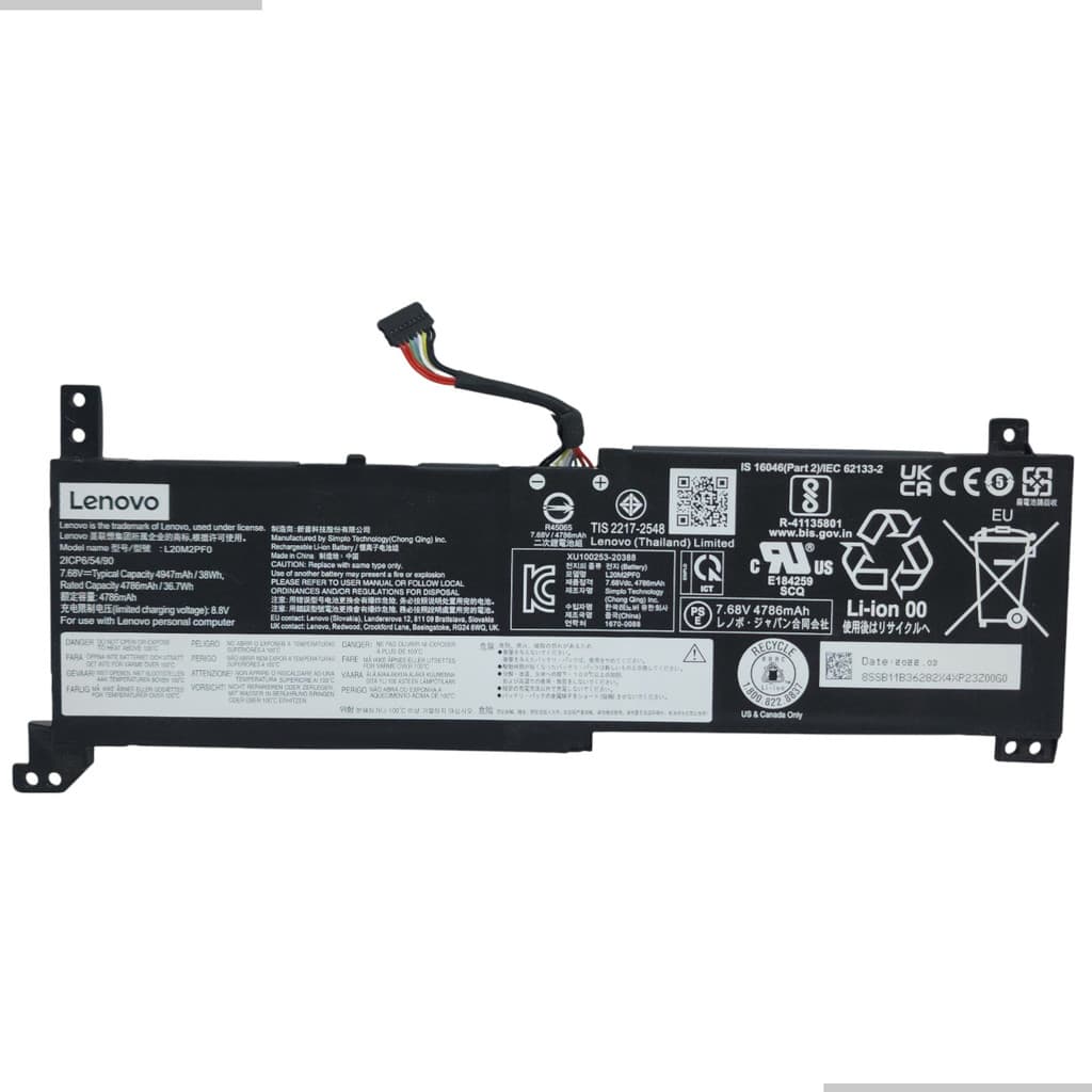 Bateria Original Lenovo Ideapad 3 L20L2PF0 L20M2PF0
