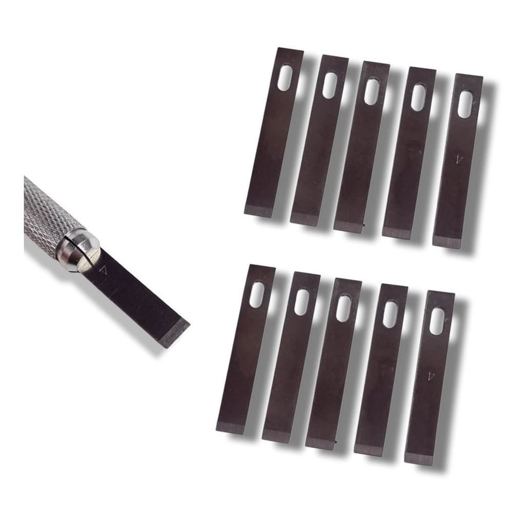 Kit 10 Lamina Para Bisturi N 4 Precisão Artesanato
