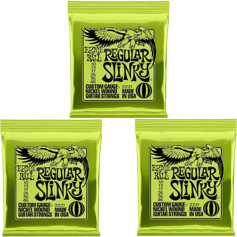 Cordas Guitarra Encordoamento Ernie Ball Guitarra Regular Slink 010 Original