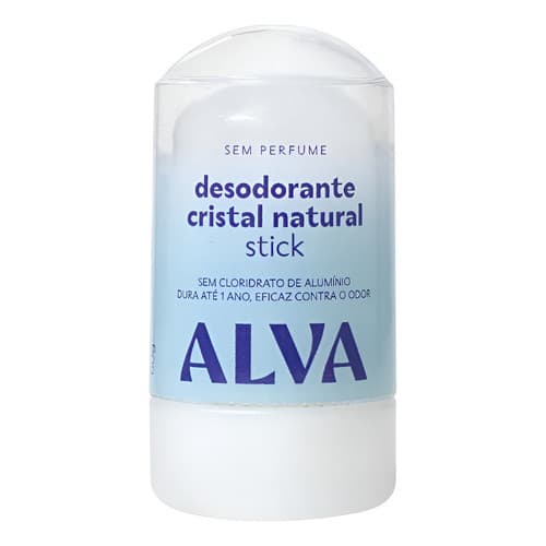 Desodorante Orgânico Krystall Stick Sensitive Alva 60g Vegan
