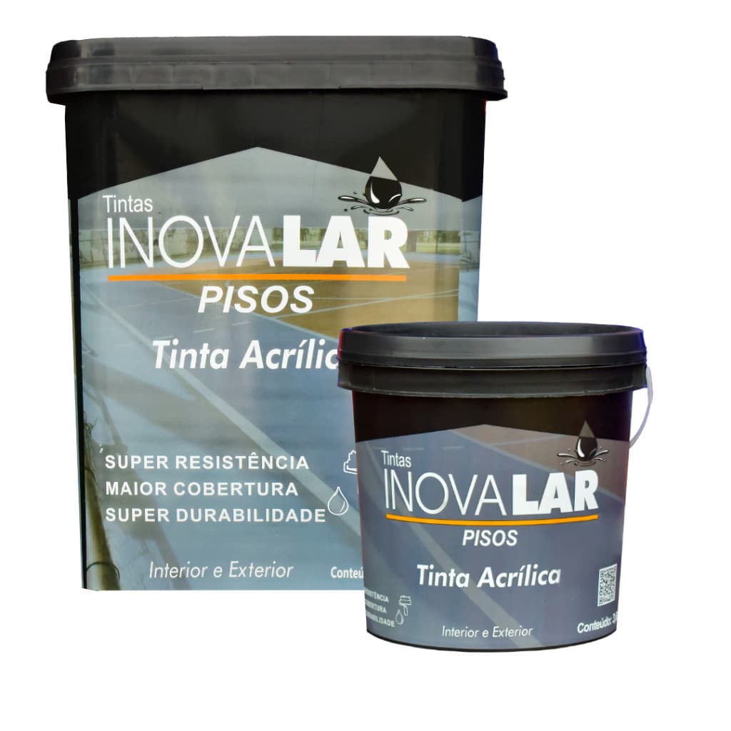 Tinta Piso Acrílica Premium 1,5KG Alta Cobertura e Durabilidade Alta Resistência