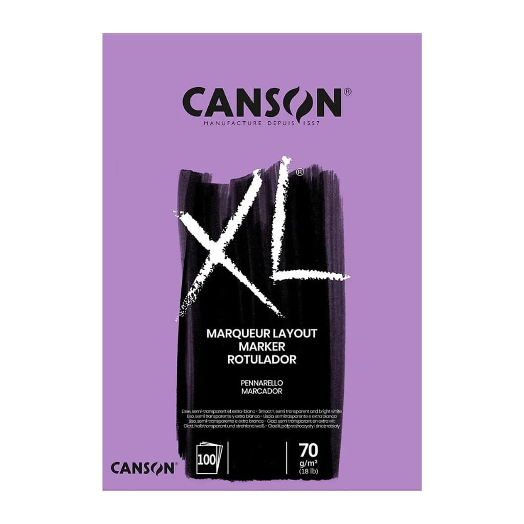 Canson XL Marker A4 com 100 folhas 