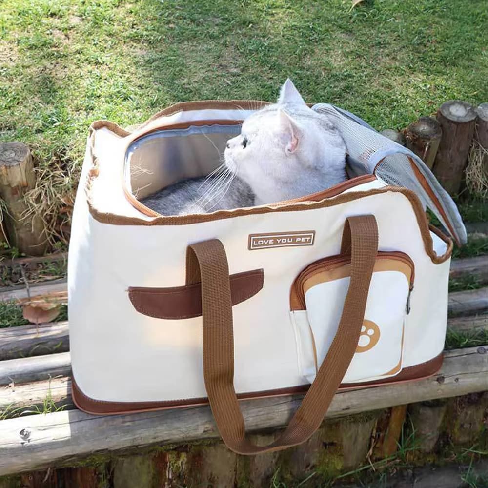 Bolsa Transporte Pet Cães Gatos Formato Pão De Queijo Mochila Mala Viagem Avião Todas Linhas Aéreas Luxo Confortável