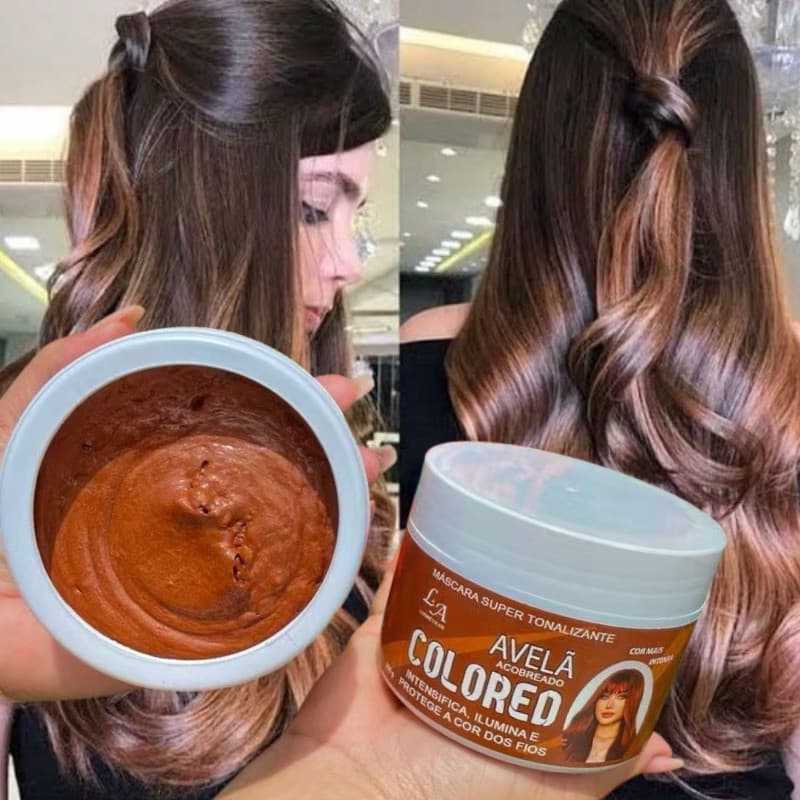 Tonalizante Avelã - Sem Amônia - Resultado 100% Natural - La cosméticos 300g