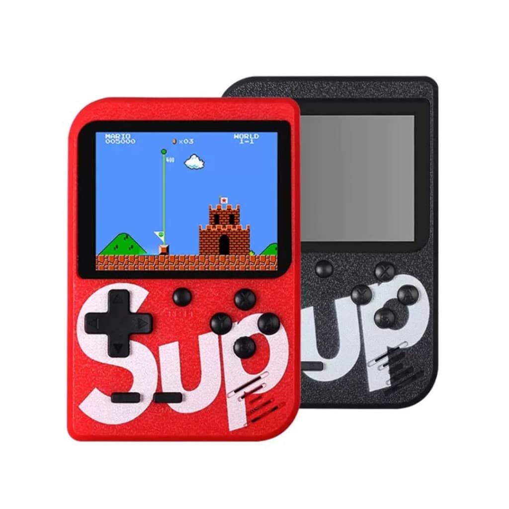 Mini Video Game Sup Game Box 400 Jogos Em 1 Portátil Jogos Antigos Clássicos Antigos Anos 80