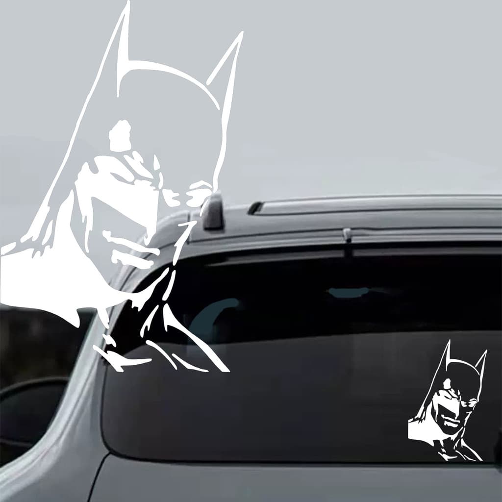 Bonito Série Dc Batman Headshot Padrão Adesivos Refletivos Para Carros