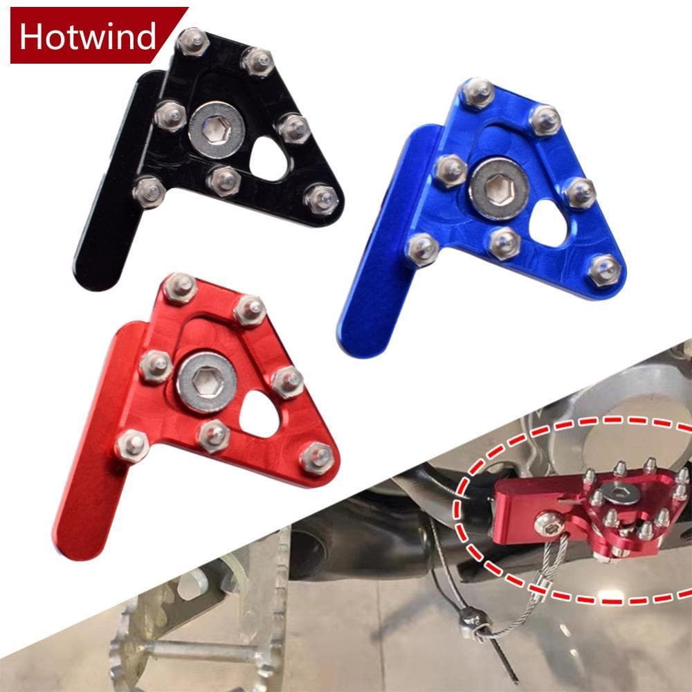 HOTWIND Motocicleta Dobrável Alavanca De Freio Traseiro Pedal Cabeça Passo Ponta Liga De Alumínio Leve Para Ktm Suzuki C