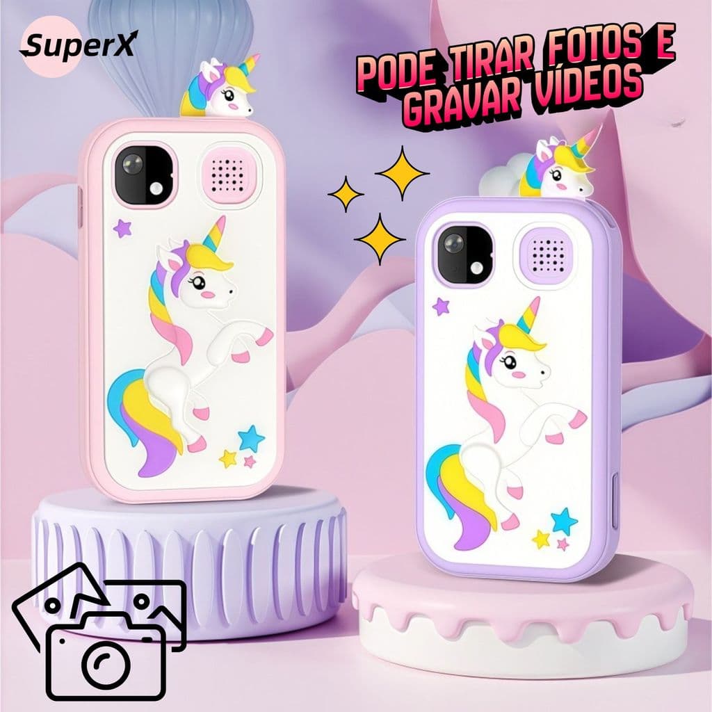 Câmera Digital Infantil Mini HD｜Fotografia para Estudantes, Portátil, Não Touch, Brinquedo Educativo