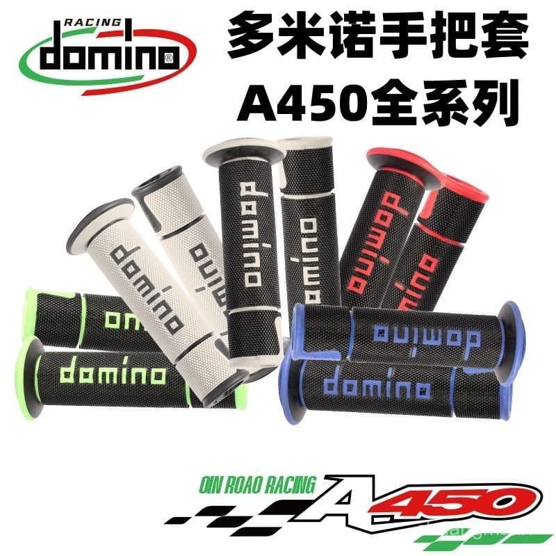 Punhos de Motocicleta Italianos Importados Domino MotoGP Racing Street Grips A450
