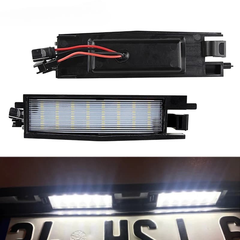 2 Pçs LED Número Da Placa De Licença Para Toyota Rav4 MK3/Aygo Yaris Corolla Scion iM Hatchback Auris Avalon Vanguard Ca