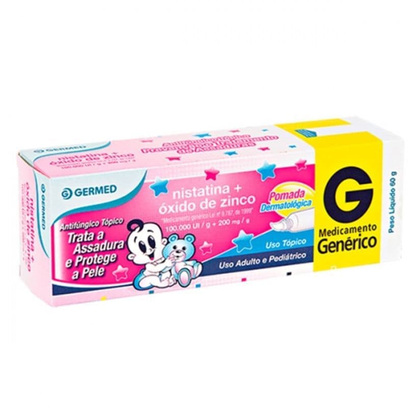 Pomada Nistatina+Oxido Zinco 60G Germed