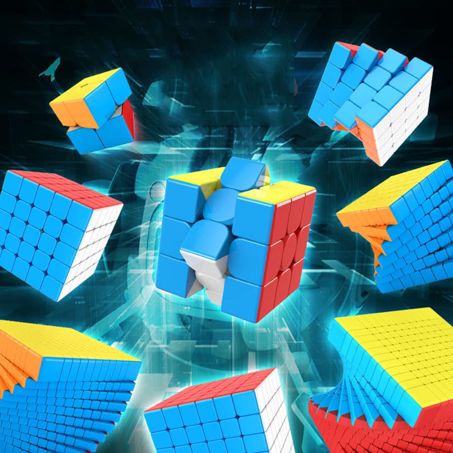 Cubo Mágico   Magnético Profissional Estrutura Colorido