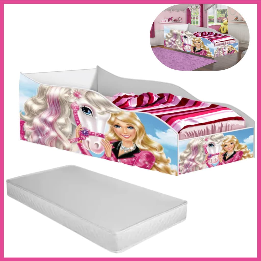 Cama Montessoriana Com Colchão Incluso Infantil Carros Menina