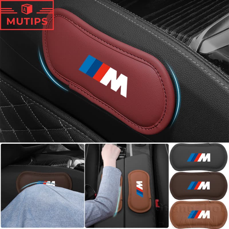 Almofada De Apoio Para Perna De Carro BMW M , Joelho , Altura Do Cotovelo , Tapete De Couro Macio F30 E36 E46 E90 320i G