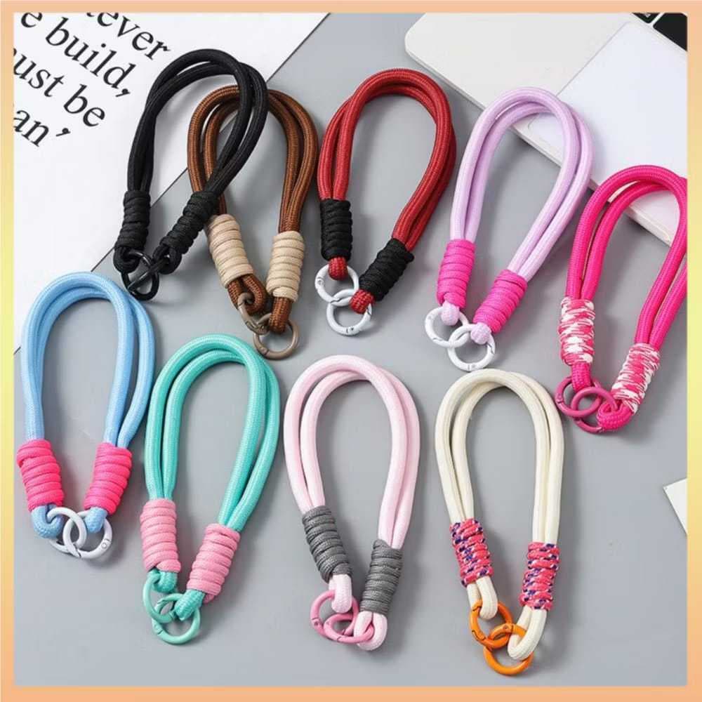 Cordão Duplo Ajustável de Pulso para Celular Com 15 cm.