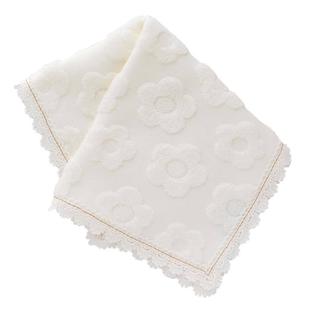 【MARY QUANT】 Lenço de renda de malha (ivory) Marie Quant/Marikua feminino aproximadamente 28cm 000508-0001-02