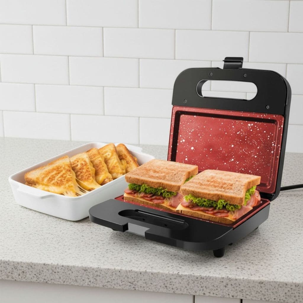 Grill E Sanduicheira Britânia Chapa Em Cerâmica 750w