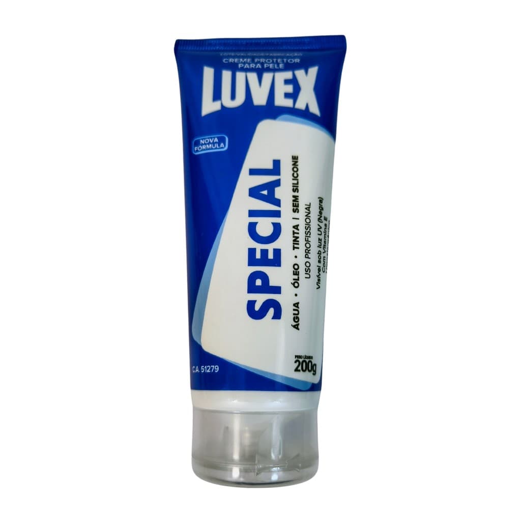 Luvex Creme Protetor Para as Mãos Special 200g Trabalhos Pesados Jardim Oficina