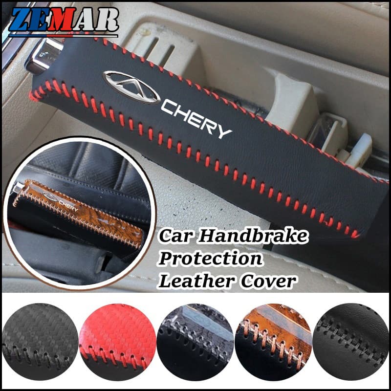 Chery Capa Protetora Universal Para Freio De Mão De Carro , De Couro , Decoração , Acessórios Interiores Tiggo 8 Pro 7 P