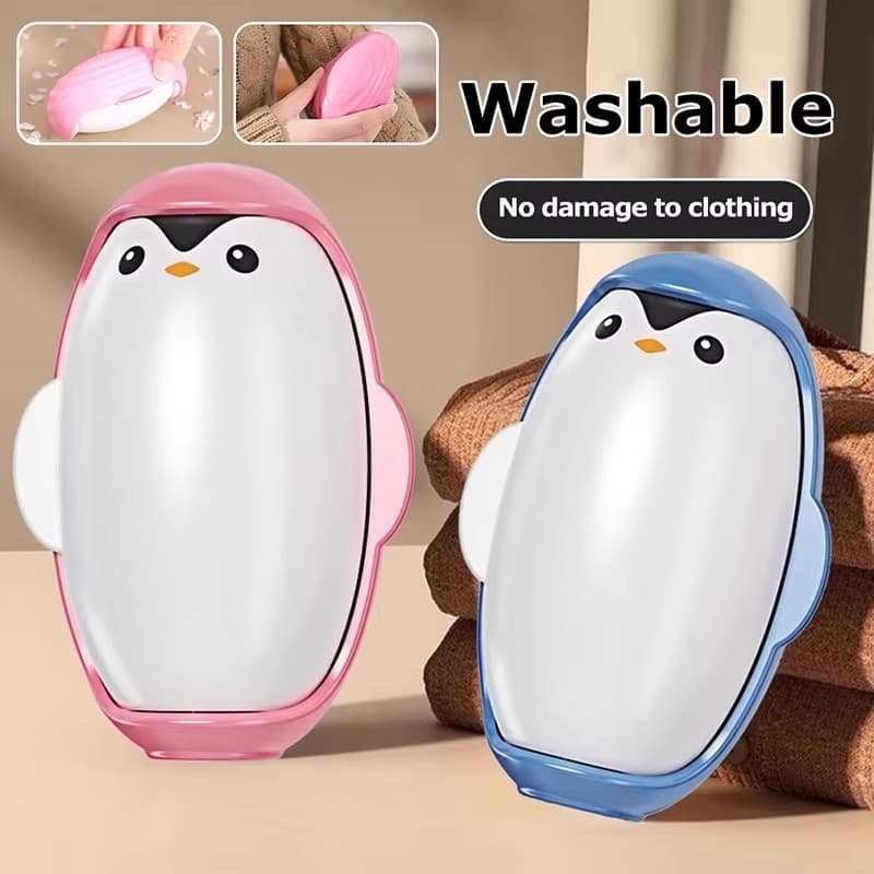 Rolo Removedor De Fiapos Em Forma De Pinguim Portátil Pegajoso Lavável Reutilizável Removedor De Pelos De Animais TOP