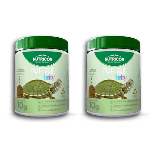 Ração P/ Filhotes De Tartarugas - Turtle Baby 10g - Com 2 Un
