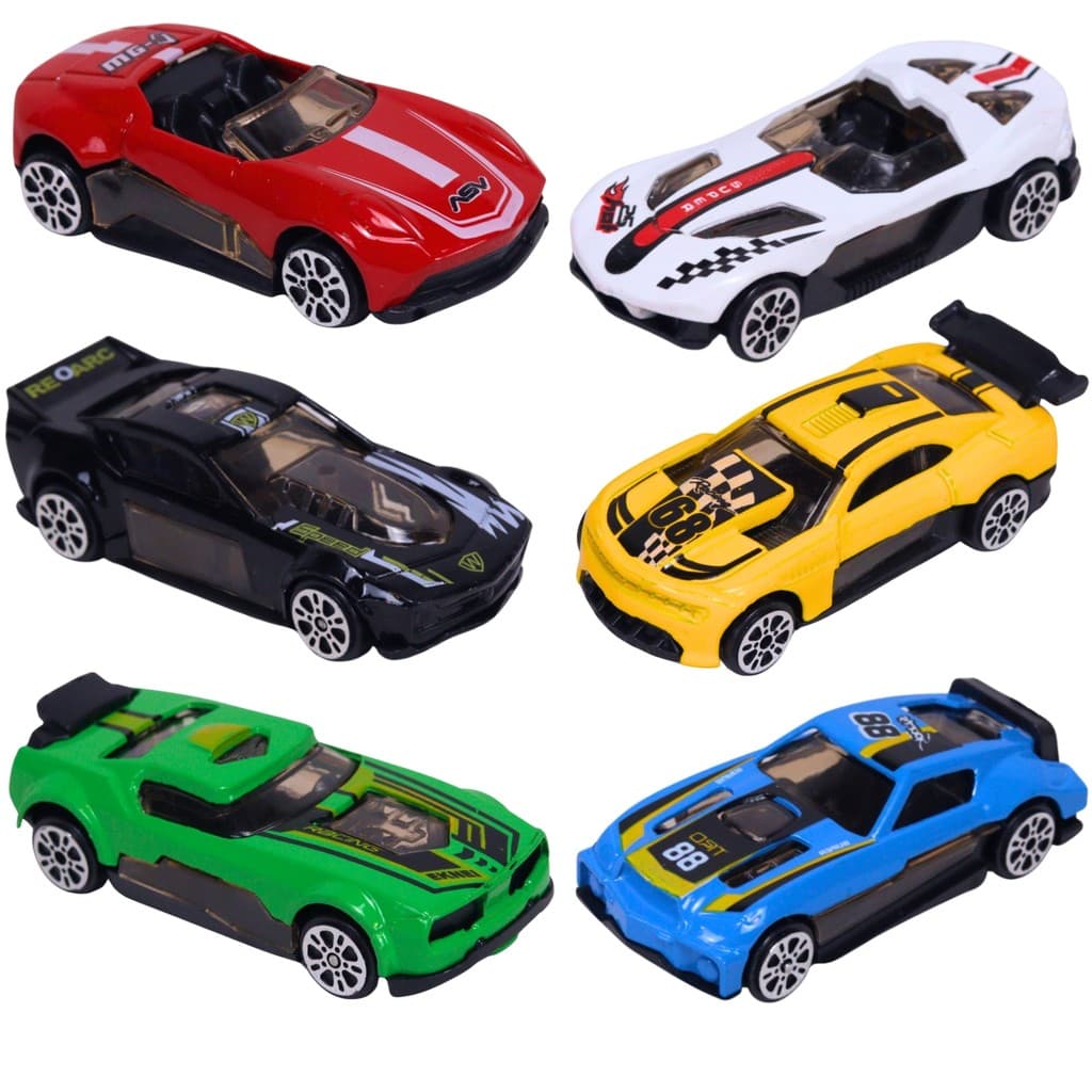 Carrinhos Miniatura Sortido Roda Livre Metal 1:64 - Castela